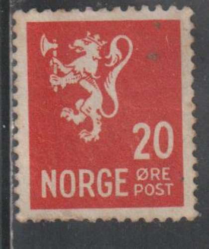 NORVEGE 1937  Y&T N° 176