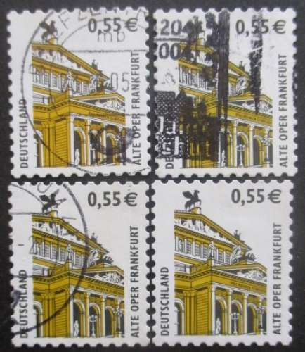 ALLEMAGNE RFA N°2131 X 4 oblitéré cote 4€