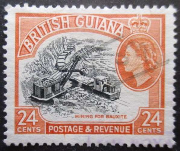 GUYANE BRITANNIQUE N°193 oblitéré 