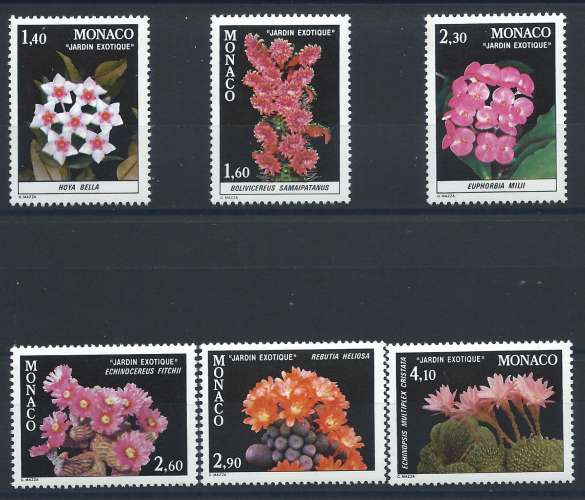 Monaco N°1306/11** (MNH) 1982 - Plantes du jardin exotique