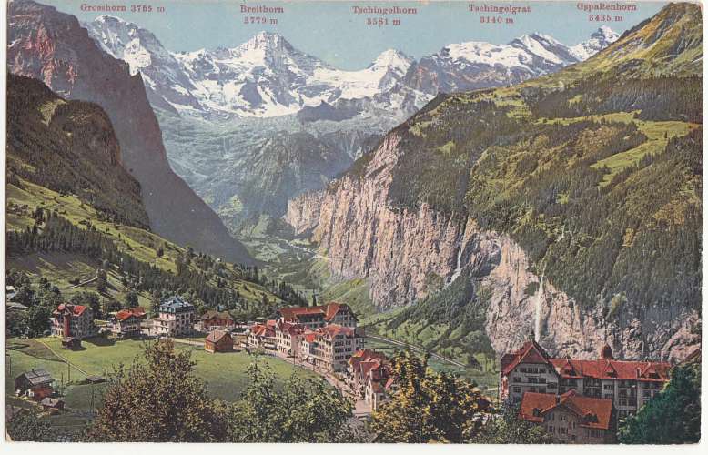 CH-Wengen mit Lauterbrunnental