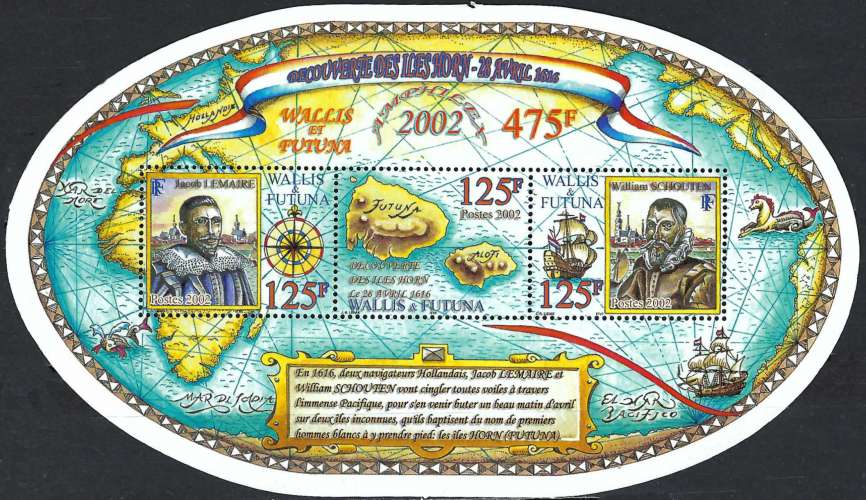 Wallis & Futuna - 2002 - Y & T n° 11 Blocs & feuillets - MNH