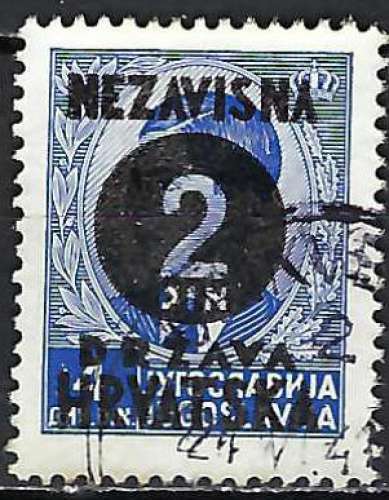 Croatie - 1941 - Y & T n° 25 - O.