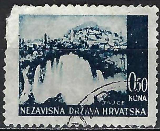 Croatie - 1941-43 - Y & T n° 33 - O.