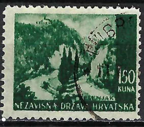 Croatie - 1941-43 - Y & T n° 35 - O.