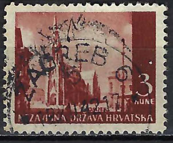 Croatie - 1941-43 - Y & T n° 36A - O.