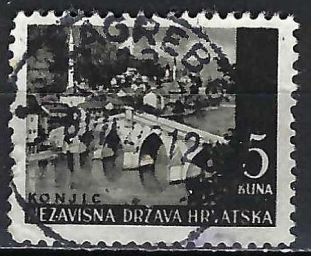 Croatie - 1941-43 - Y & T n° 38 - O.