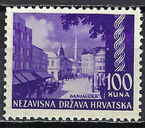 Croatie - 1941-43 - Y & T n° 45A - MNH