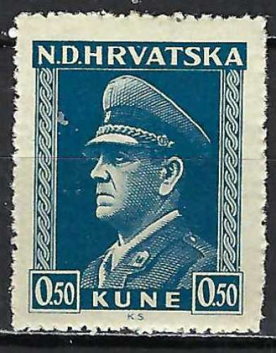 Croatie - 1943-44 - Y & T n° 78 - MNH