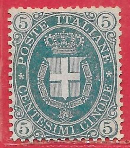 Italie n°40 5c vert 1889 (*)