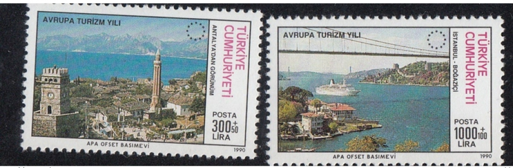 Turquie  (1990) - Année européenne du tourisme ** MNH