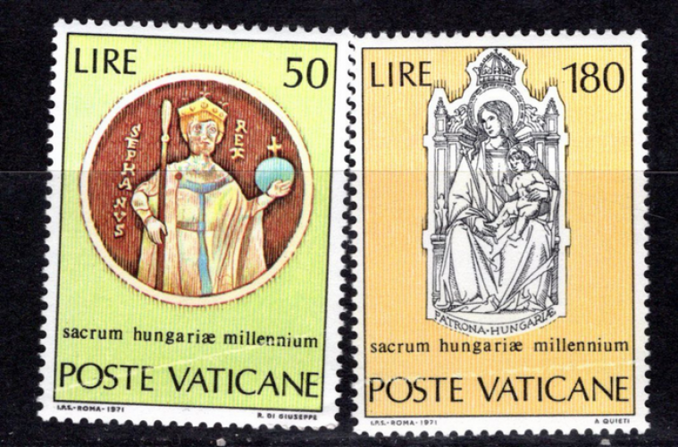 Vatican (1971) - Millennio di S. Stefano ** MNH