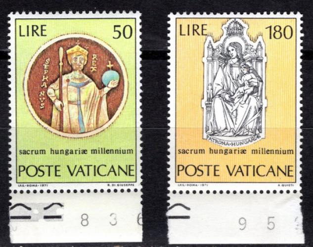 Vatican (1971) - Millennio di S. Stefano ** MNH