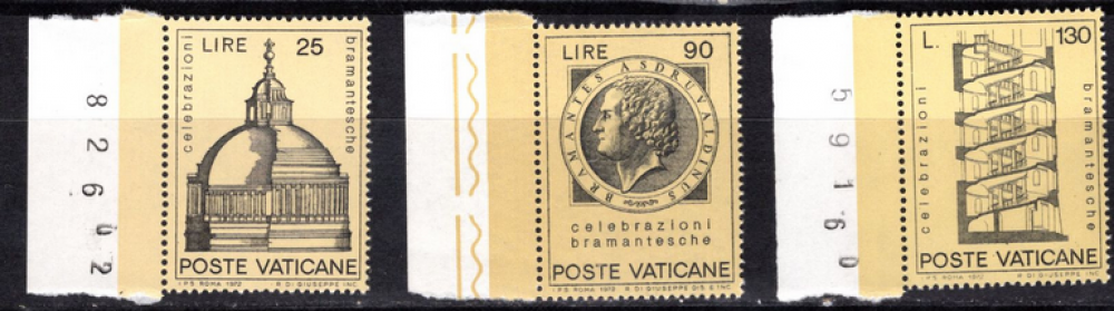 Vatican (1972) - Celebrazioni Bramantesche ** MNH