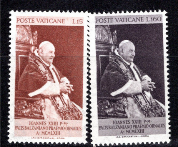 Vatican (1963) - Premio Balzan a Giovanni XXIII **