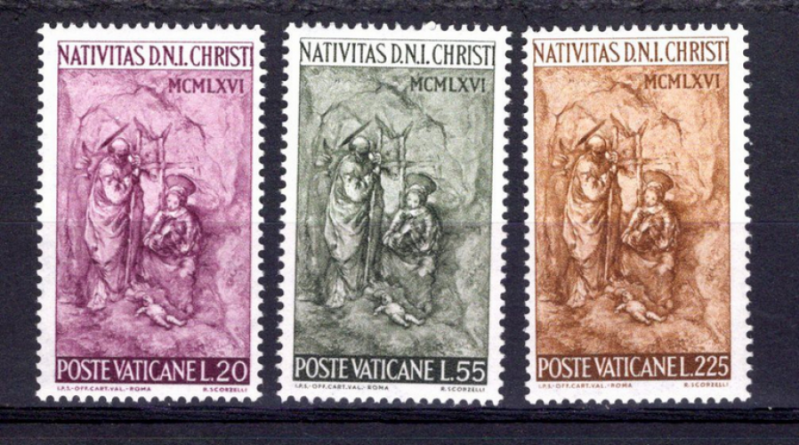 Vatican (1966) - Natale, 8° Emissione **