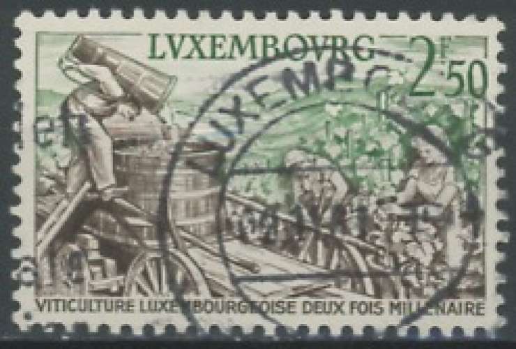 LUXEMBOURG oblitéré N° 551 / 552