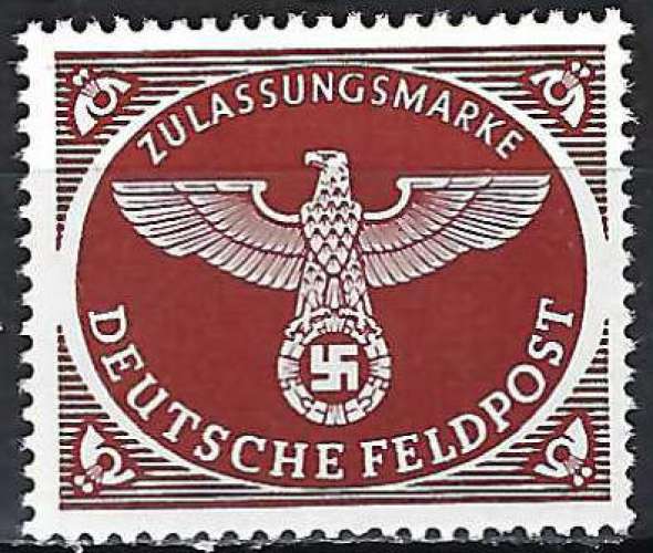 Allemagne - 1942 - Y & T n° 2 Timbres miltaires - MNH