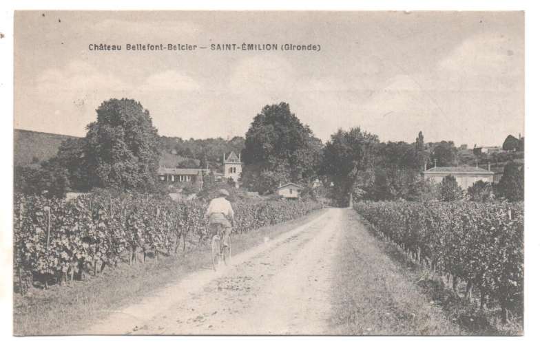 cpa 33 Saint-Emillion Château Bellefont- Belcier