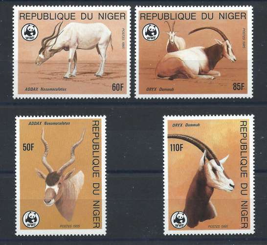 Niger N°674/77** (MNH) 1985 - Animaux en péril