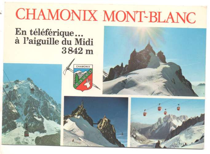  lot de 12 cpm 74  Chamonix-Mont-Blanc