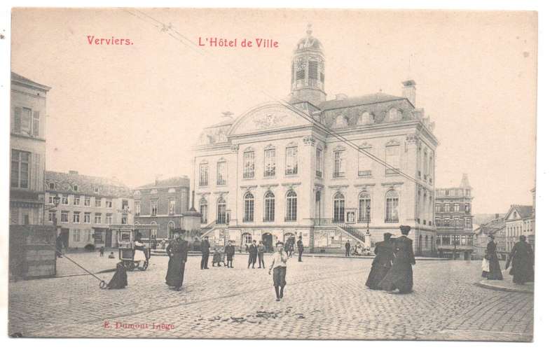 cpa  Belgique Verviers l'Hôtel de Ville