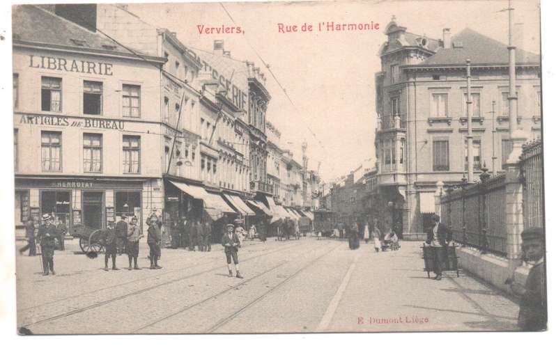 cpa  Belgique Verviers Rue de l'Harmonie