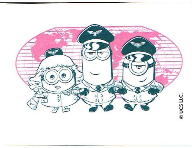 STICKER MINION BOB KEVIN ET STUART 2021.