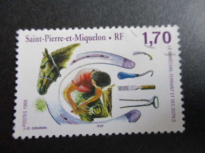 Saint Pierre & Miquelon y & t 689 obl 1999