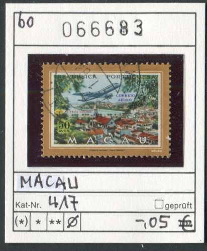 Portugal - Macao 1960 - Michel 417 - oo oblit.