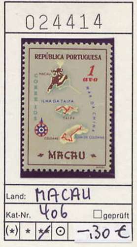 Portugal - Macao 1956 - Michel 406 - ** mnh