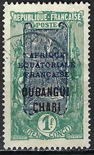 Oubangui-Chari - 1924-25 - Y & T n° 60 - O.