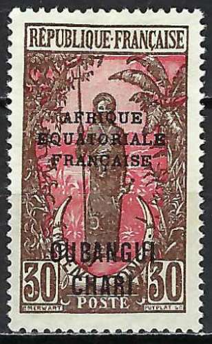 Oubangui-Chari - 1925-27 - Y & T n° 64 - MNG