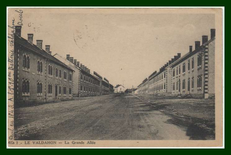 CPA Le VALDAHON (25) La Grande Allée, voy 1937