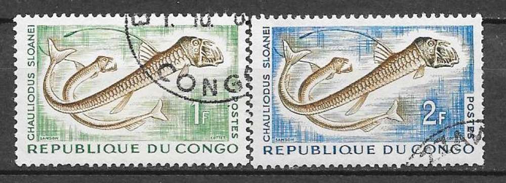 CONGO  N° 143/44 Yvert OBLITERE ( USED )