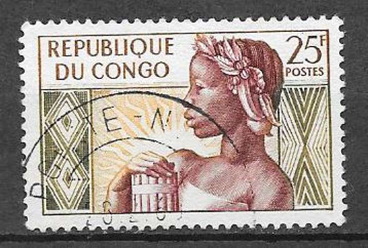 CONGO  N° 135 Yvert OBLITERE ( USED )