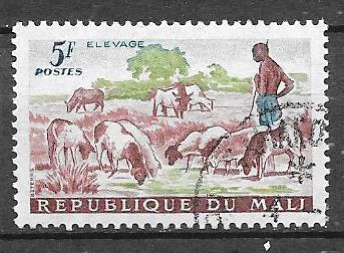 MALI  N° 21 Yvert OBLITERE ( USED )