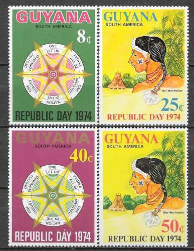  Guyana  N° 432/35 YVERT NEUF ** ( MNH )