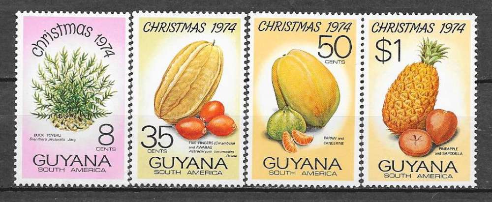  Guyana  N° 449/52 YVERT NEUF * ( MLH )