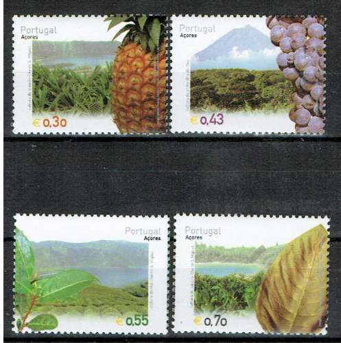 PORTUGAL AÇORES 2003 - YT 485 486 487 488 ** MNH SÉRIE COMPLÈTE.