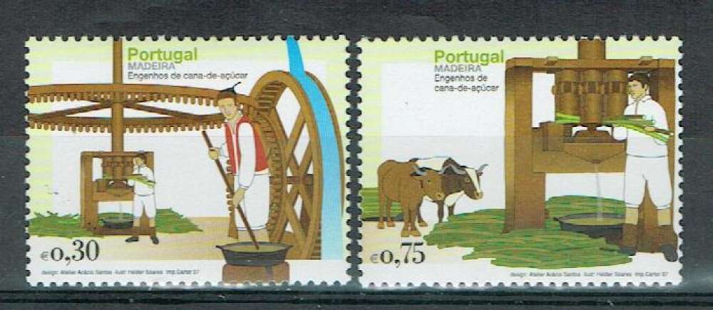 PORTUGAL MADÈRE 2007- YT 286 287 ** MNH SOUS FACIALE. 