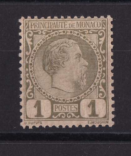 MONACO  Y/T   n° 1  neuf *   1885