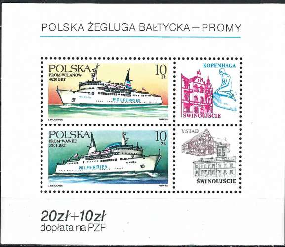 Pologne - 1986 - Y & T n° 108 Blocs & feuillets - MNH