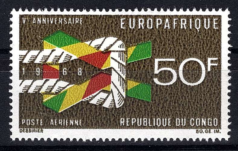 Congo Brazzaville 1968: Poste aérienne n° 70** 