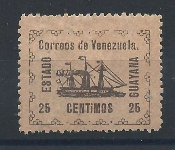 Venezuela N°89* (MH) 1903 - Bateaux 