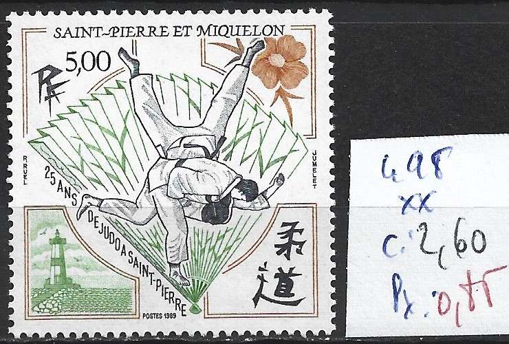 SAINT PIERRE ET MIQUELON 498 ** côte 2.60 €