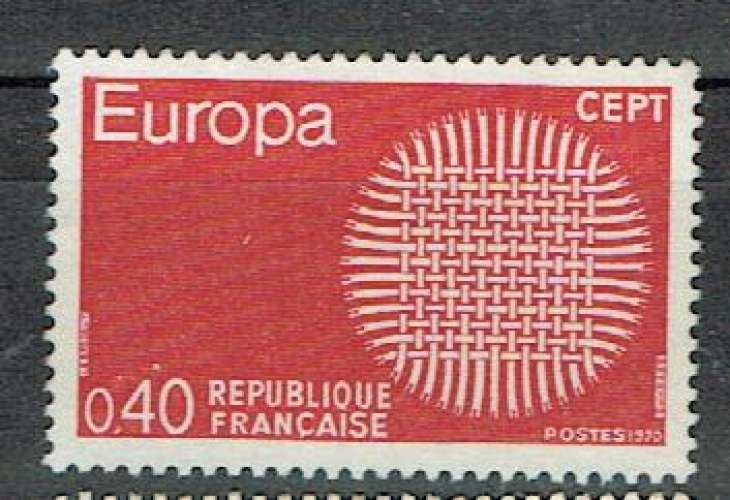 FRANCE 1970 - YT 1637 NEUF SANS GOMME.