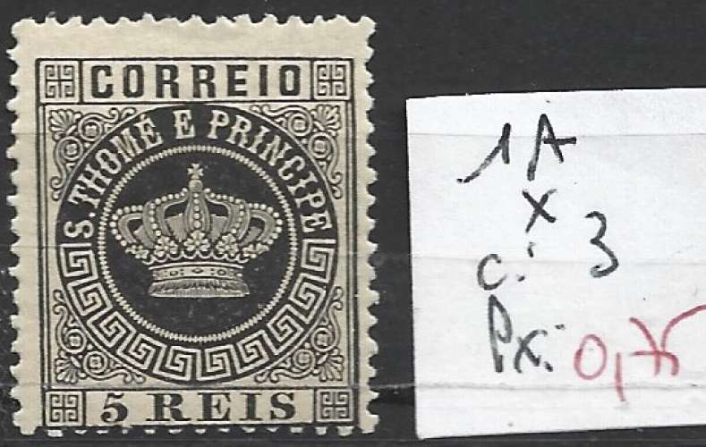 SAINT THOMAS ET PRINCE 1A * côte 3 €