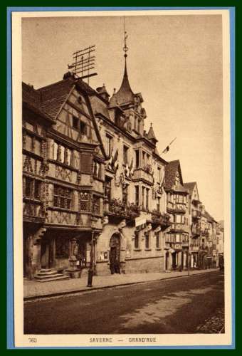  CPA SAVERNE (67) Grand' Rue non écrite TB