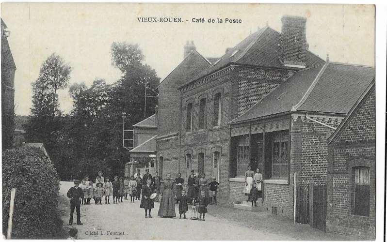 VIEUX ROUEN: Café de la Poste cliché Fournot